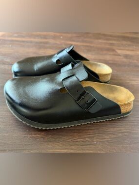 Birkenstock Boston Super Grip – Black Leather
Size 39 (Regular/Wide)
